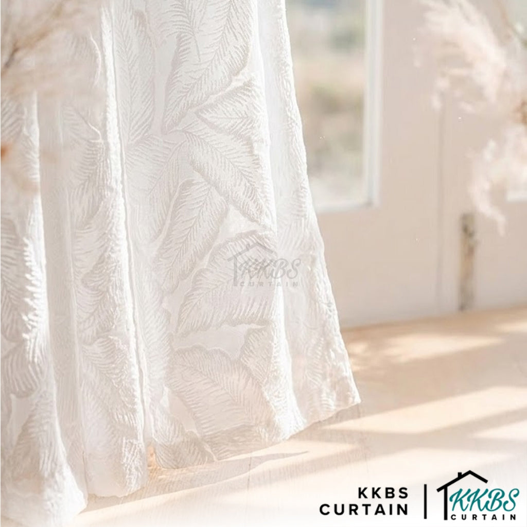 Alvera Sheer Curtain / Net Curtain Ready Made French Pleat Hook &amp; Ring Eyelet