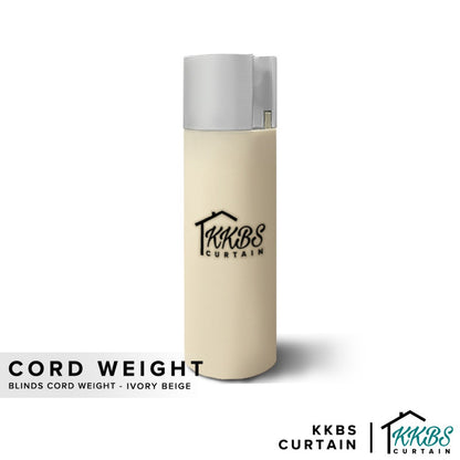 Blinds Cord Weight - Ivory Beige