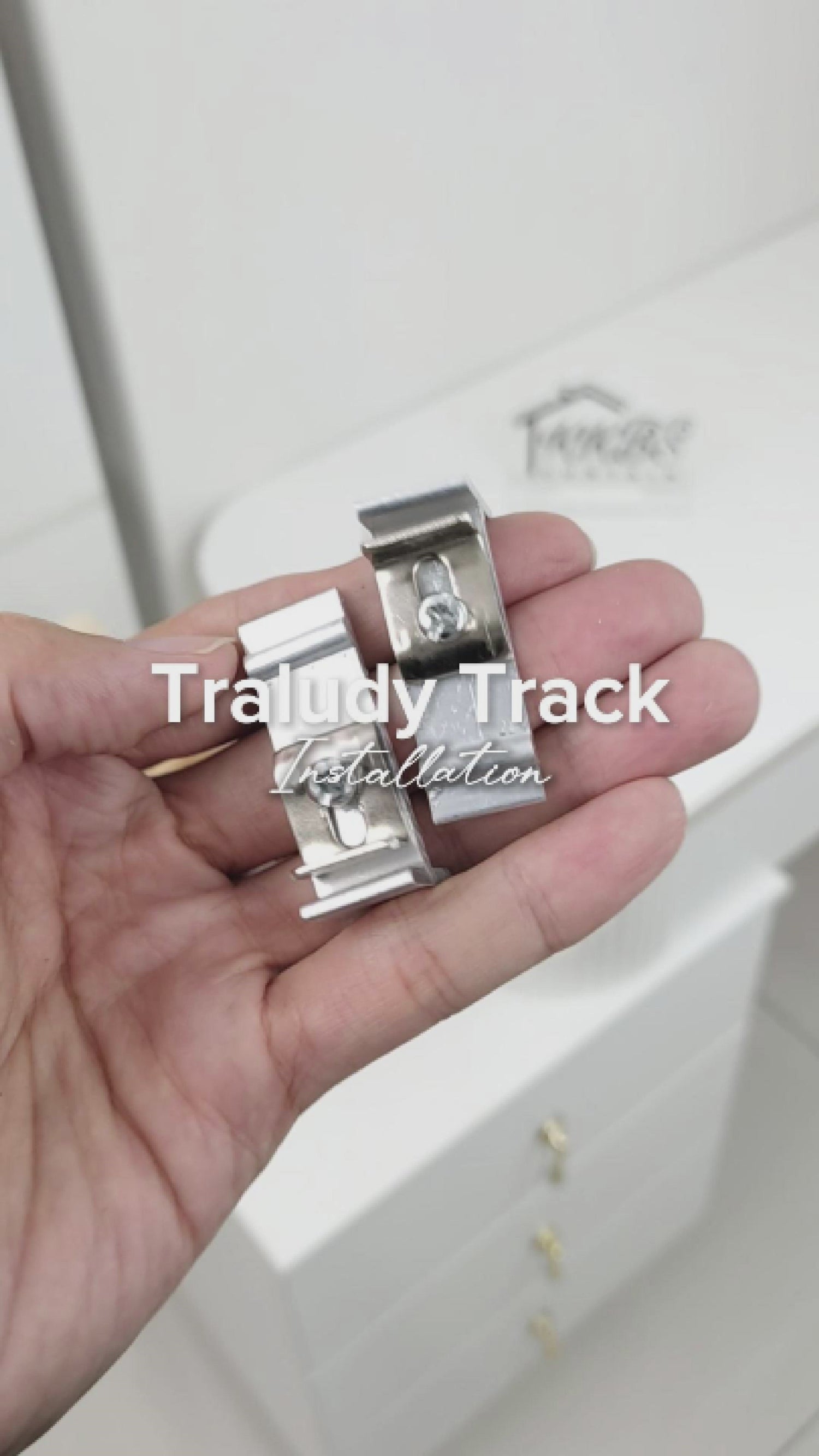 Traludy Aluminium Curtain Rail / Track Single Complete Set
