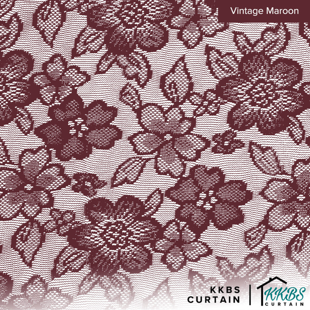 Camelia Lace Sheer Curtain Ready Made