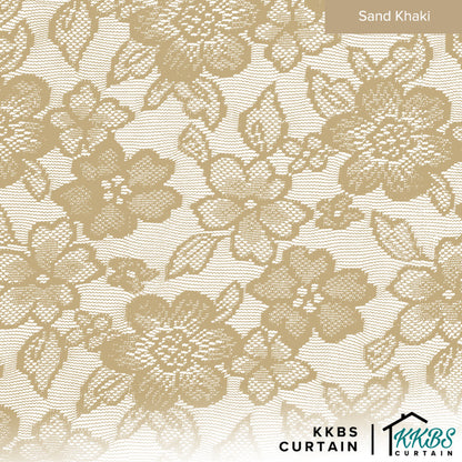 Camelia Lace Sheer Curtain Ready Made