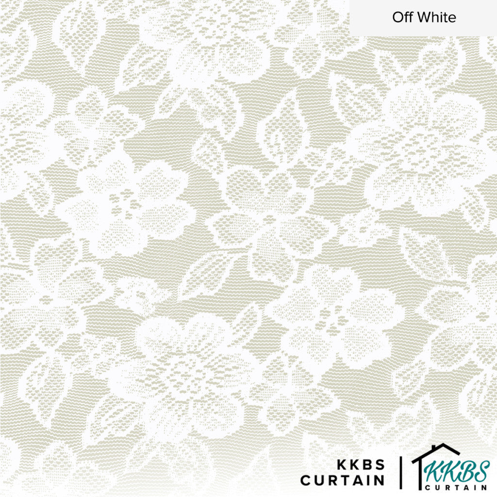 Camelia Lace Sheer Curtain Ready Made