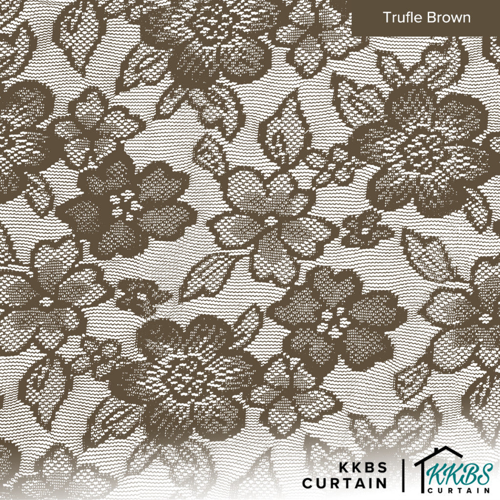 Camelia Lace Sheer Curtain Ready Made