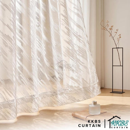 Lumina Sheer Curtain / Net Curtain Ready Made French Pleat Hook &amp; Ring Eyelet