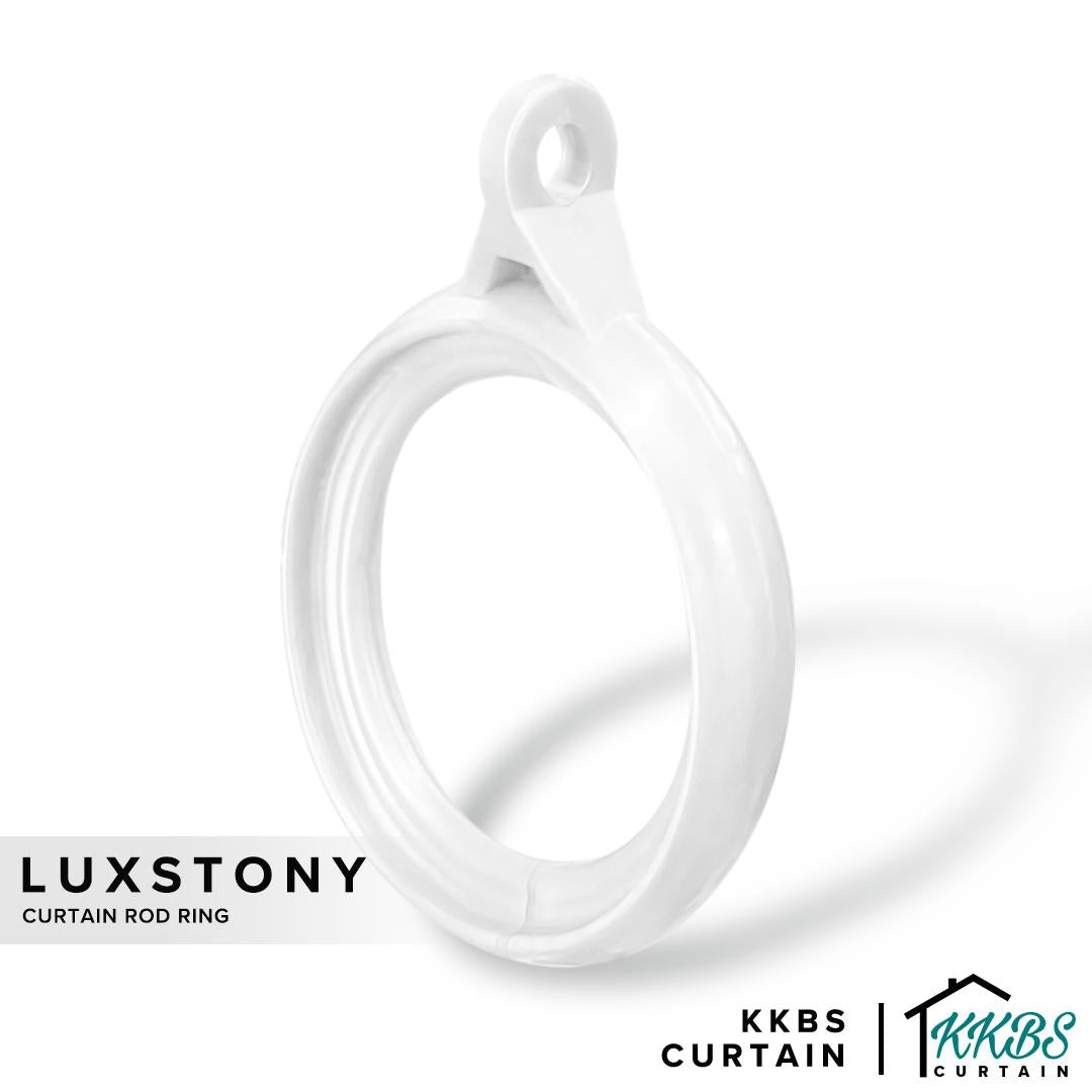 Luxstony 窗帘杆环瓷白色