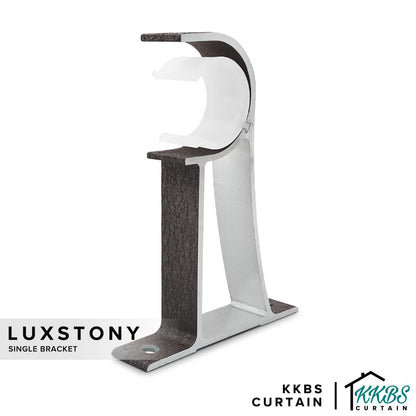 Bracket Double Batang Langsir Luxstony Space Grey