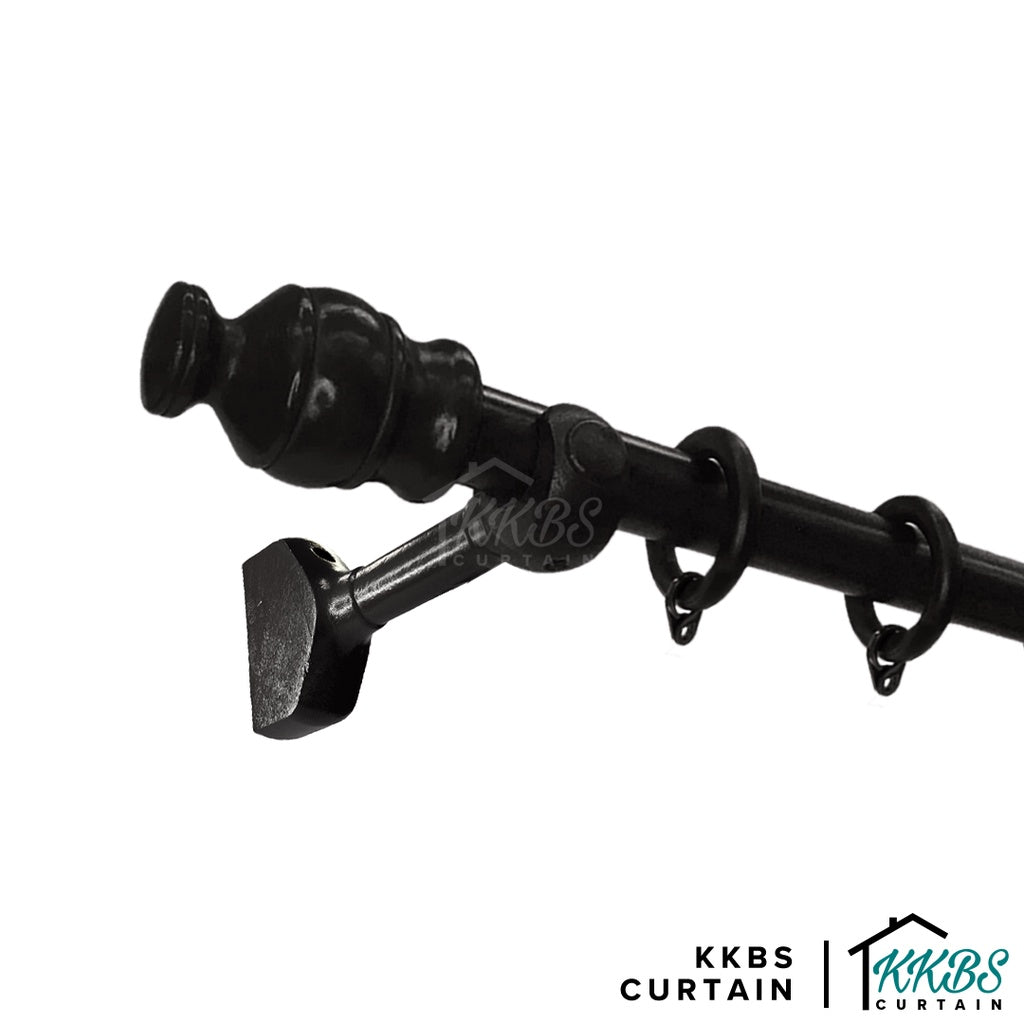 Cassedy Bracket Single Panjang Warna Hitam Ebony