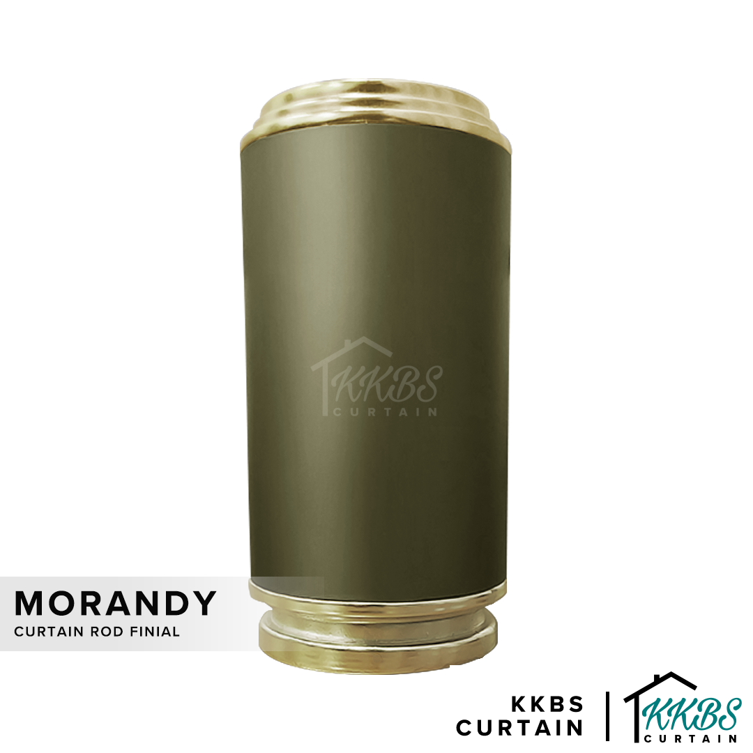 Morandy Curtain Rod End Cap Luxury Champagne Colour