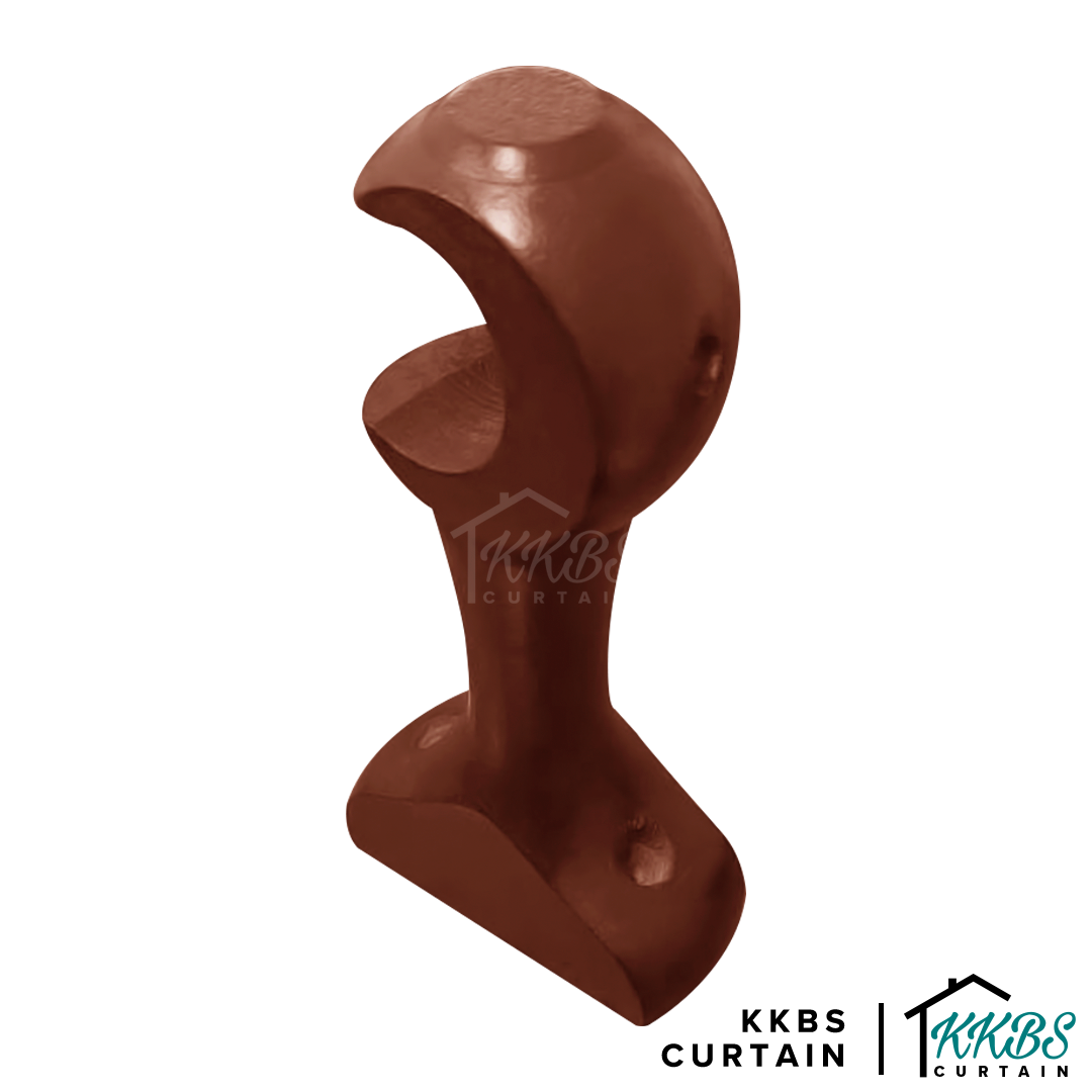Cassedy Bracket Single Warna Mohogani Asli