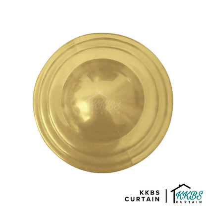 Morandy Curtain Rod End Cap Matte Light Gold Colour