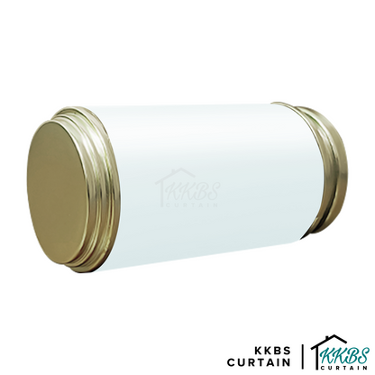 Morandy Curtain Rod End Cap Pearl White Colour