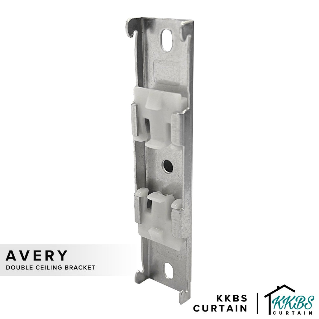 Avery Curtain Track Ceiling Bracket Double